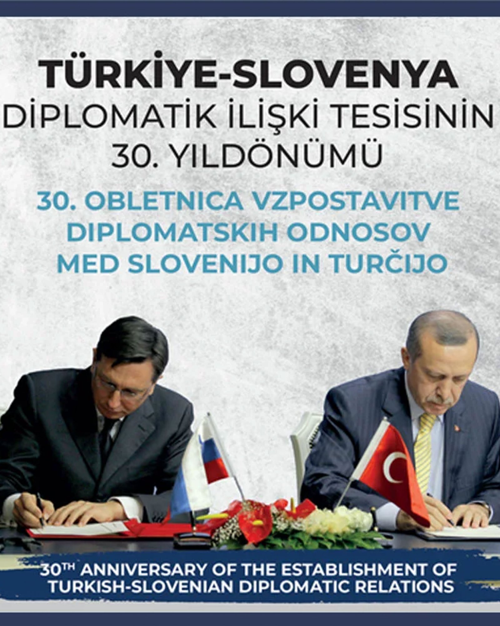 Türkiye-Slovenya Diplomatik İlişki Tesisinin 30. Yıldönümü